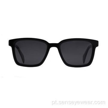 Mulheres personalizadas logotipo uv400 eco acetato polarized óculos de sol